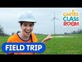 Visit A Giant Wind Turbine on a Wind Farm! | Caitie's Classroom Field Trip | Science For Kids