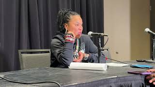 South Carolina Head Coach Dawn Staley postgame press conference following win vs #9 TCU