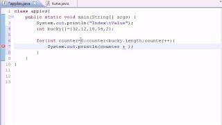 Java Programming Tutorial 28 Creating an Array Table