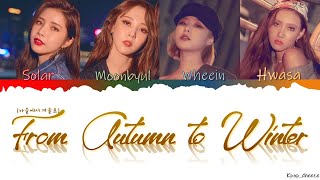 MAMAMOO (마마무)_'From Autumn to Winter (가을에서 겨울로) (Intro)'_Lyrics [Color Coded_Han_Rom_Eng]