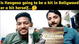 Thalaivi Trailer reaction Official Trailer (Hindi) l Kangana Ranaut l Arvind Swamy l Vijay #Thalaivi