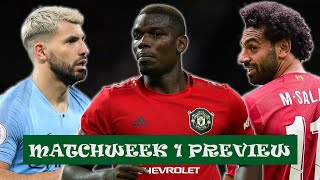Premier League 2019/20 Matchweek 1 Preview | NBC Sports