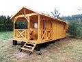 How to build a wooden cottage in... 4 hours!