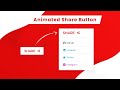 Animated Share Button | Pure CSS