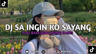 DJ SA INGIN KO SAYANG VIRAL TIKTOK! KANEEE BANGATTTT -Risky Rmx