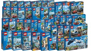 All LEGO City Police Sets 2014-2021 Compilation/Collection Speed Build