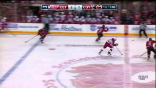 Josh Jooris and Mike Green exchange big hits