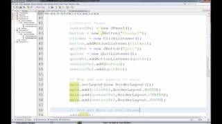 Java Swing GUIs Intro 04 BorderLayout