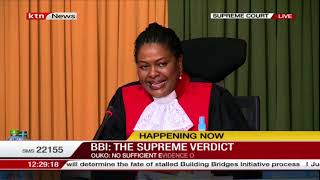 Judgment of Justice Njoki Ndung'u on the Building Bridges Initiative (BBI)