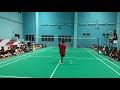 Final Bawah 12 Tahun Lelaki Mini Pertandingan Kem Bakat Badminton KBS WPKL 2019