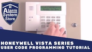 Alarm System Store Tech Video - Honeywell Vista User Code Programming