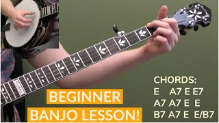 Learn How To Jam The Blues - Beginner Banjo Lesson