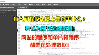 写程序本质是在干啥？从写网站程序和单片机程序对比，我有了答案