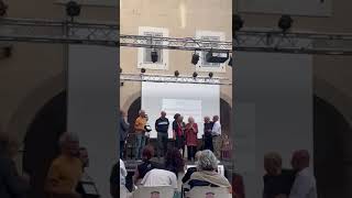 L'intervento della partigiana Iole Mancini, 103 anni all'assemblea di Articolo21 a Roma (12/7/23)