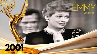 2001 Emmy Awards 'I Love Lucy' 50th Anniversary w. Ellen DeGeneres, Mary Tyler Moore, Lucille Ball