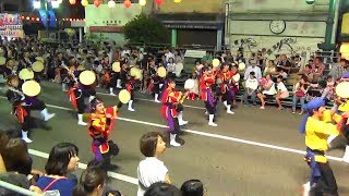 琉球國祭り太鼓　2017阿波おどり (8/12 両国本町演舞場)