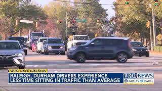 Raleigh, Durham drivers spend less time in traffic compared to national average