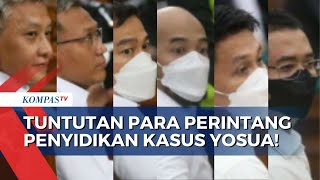 Inilah Tuntutan Para Perintang Penyidikan Kasus Pembunuhan Brigadir Yosua Hutabarat!