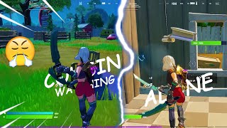 Looting Alone vs When my COUSIN is watching | Fortnite