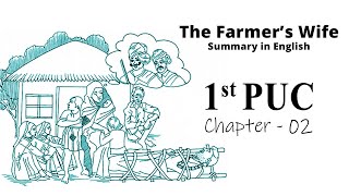 1st PUC The Farmer’s Wife Summary in English #EasyLearn_1stPUC