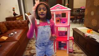 My Barbie DREAMHOUSE!! - Unboxing & Tour | MyMissAnand