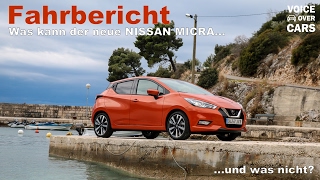 2017 Nissan Micra K14 Fahrbericht Test Kritik Kaufberatung Probefahrt Voice over Cars