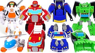 Robocar Poli! There are not enough rescue workers! Go! Transformers Rescue bots! - DuDuPopTOY