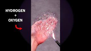Making hydrogen and oxygen bubbles