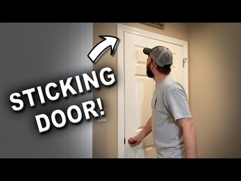 How To Fix A Sticking Door - YouTube