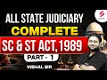 Complete SC/ ST Act, 1989 for All State Judiciary Exams I SC ST Act Revision I By Vishal Sir