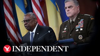 Watch again: Lloyd Austin and Mark Milley hold press conference after Ukraine strategy summit