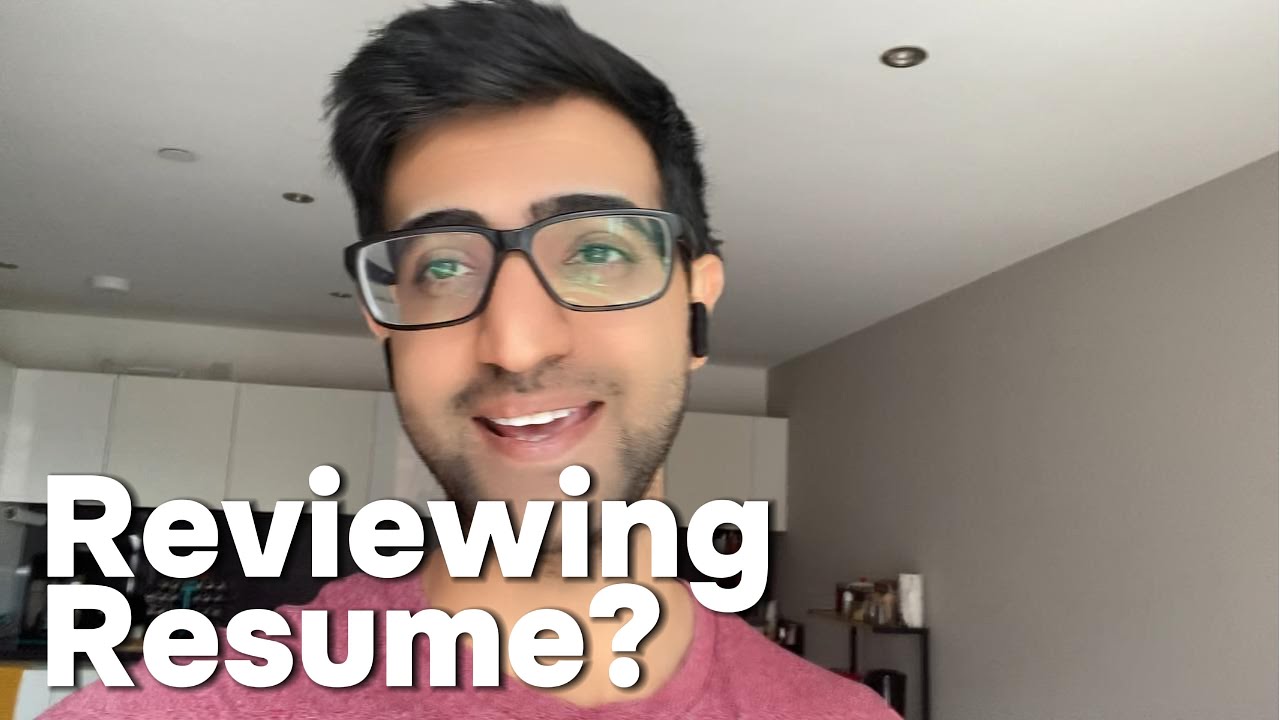 Reviewing Resumes Livestream Youtube