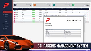 C# Parking Ticket Management system - MySQL, SQL Server, Oracle, Postgres