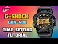 How to Set Time on Casio G-Shock GBA-400 | Bluetooth Connection G Shock SMART Watch Time Setting