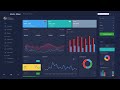 Responsive Admin Dashboard Design Using HTML CSS JavaScript And Bootstrap