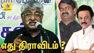 எது திராவிடம் ? | Suba Veerapandian Speech about Dravida Iyakka Varalaru | Stalin, Seeman