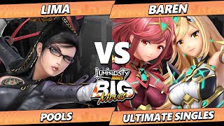 LMBM 2025 - Lima (Bayonetta) Vs. Baren (Pyra Mythra) Smash Ultimate - SSBU