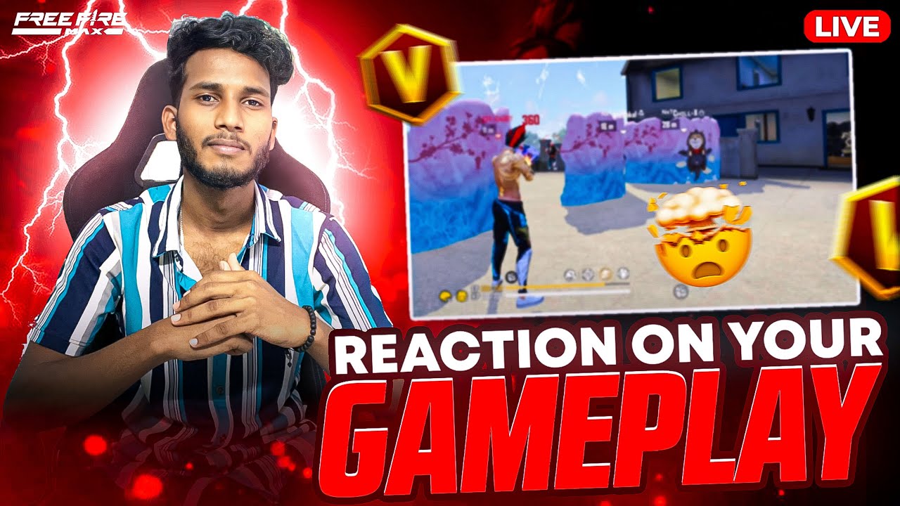 Reaction On Your Gameplay Freefire Live Telugu Youtube