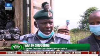 News Across Nigeria: Customs Destroys Contraband Poultry Products