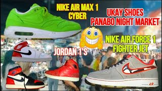 Ukay Shoes Air Max 1, Air Force 1 at mga Jordan 1..Solid New Arrivals Panabo Night Market