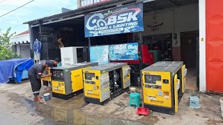 GENSET 20KVA YANMAR MULUS HM 52 JAM LANGSUNG SOLD OUT KE JAMBI