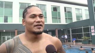 Rugby World Cup -  Tuilagi smashes reporter
