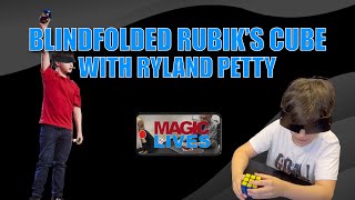 Ryland's Blindfolded Rubik's Cube | With Rubik's Throw Solve!