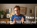 The China concert tour and world map Vlog4# PART1 'Arik Livnat out of the sax'