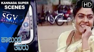 Sithara goes to her mothers house | Hallunda thavaru Movie | Kannada Scenes | Dr.Vishnuvardhan