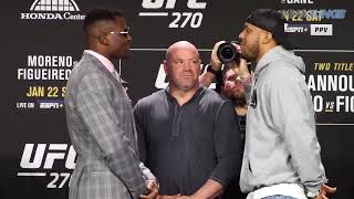 UFC 270 Faceoff: Francis Ngannou vs Cyril Gane Fight 2022 | UFC 270 Press conference