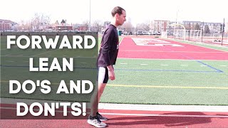 Does a Forward Lean Help You Run Faster?