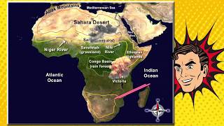 World Domination Africa Physical Geography for Students Game by Instructomania History Channel