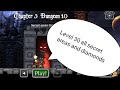 Magic rampage level 30 || chapter 3 dungeon 10 all secret areas and diamonds