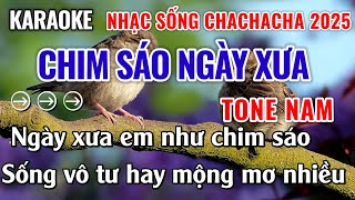 Karaoke Chim Sáo Ngày Xưa Tone Nam Karaoke Nhạc Sống Cha Cha Cha | Năm Organ